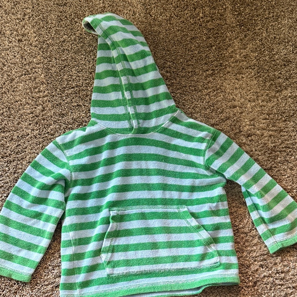 Mini Biden Terry Striped Hoodie